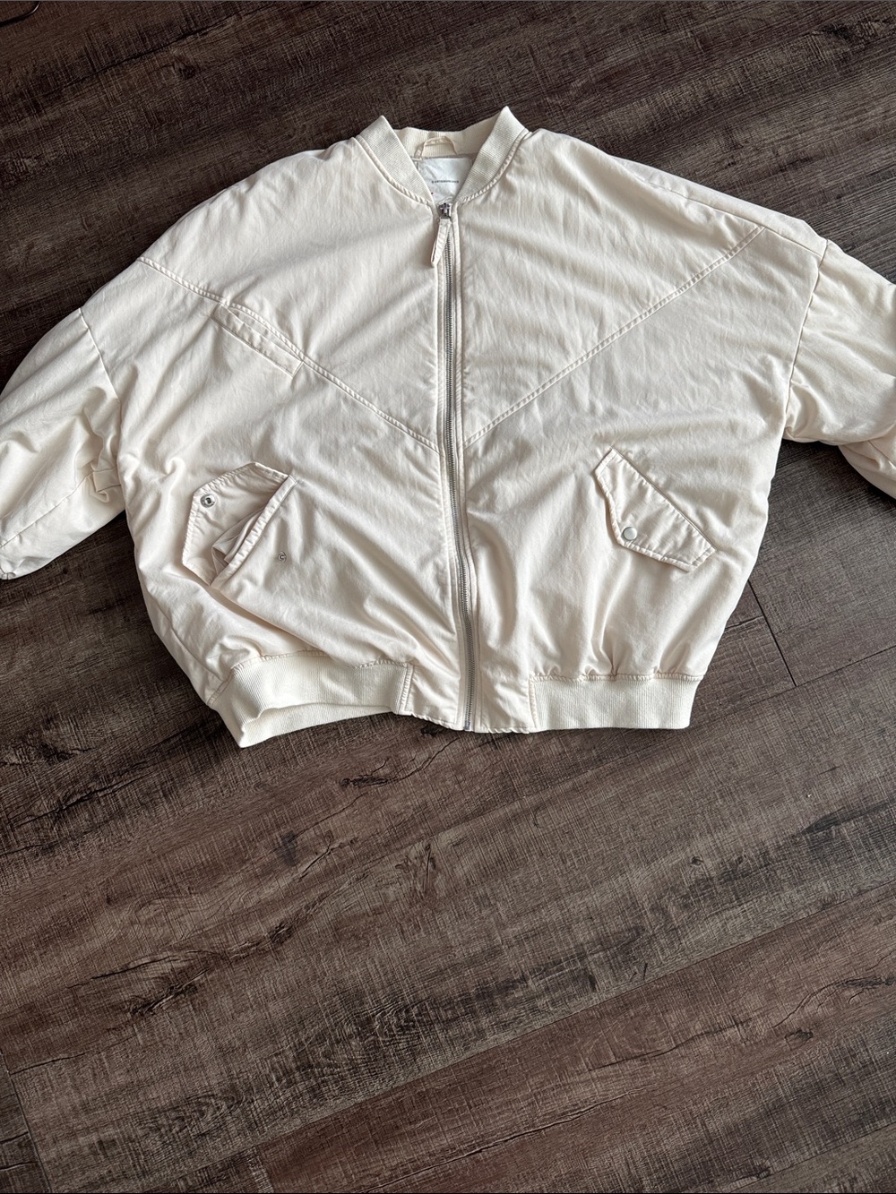 By Anthropologie Oversized Bomber Jacket
